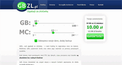 Desktop Screenshot of gbzl.pl